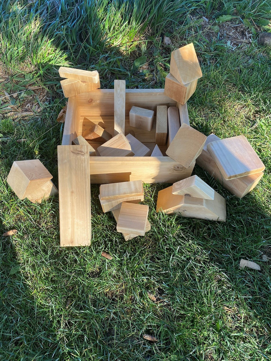 Blocks in a Box (20 Pieces) Made from North American Cedar