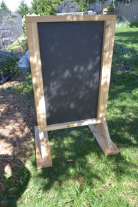 Outdoor chalkboard Easel