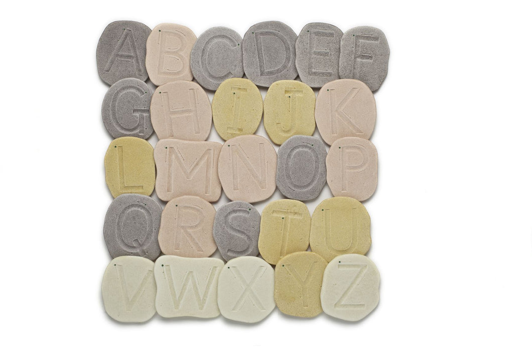 Feels-Write Uppercase Letter Stones