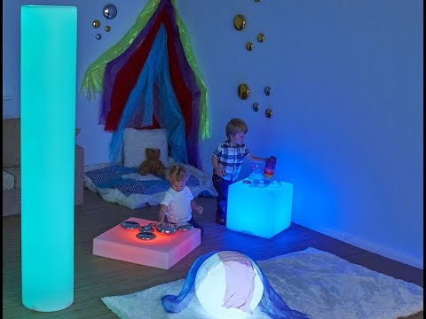 Giant Sensory Light Up Glow Cylinder Tube