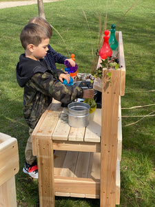 Mud Kitchen Made from North American Cedar