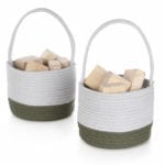 Woven Block Baskets - Set of 2