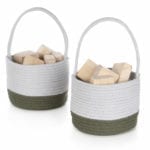 Load image into Gallery viewer, Woven Block Baskets - Set of 2
